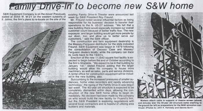 Family Drive-In Theatre - Demo From Ron And Darryl (newer photo)